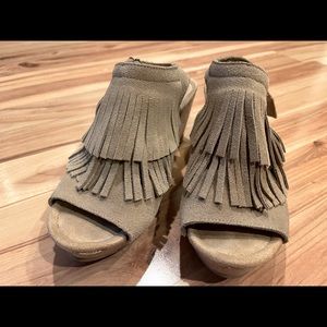 Minnetonka Fringe Wedges
